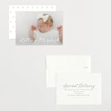 "Georgette" - Birth Announcements in Cotton by Megan Davis - Assembled