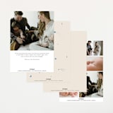 "moderne bébé" - Birth Announcements in Blueberry by Benita Crandall - Back of Card Options