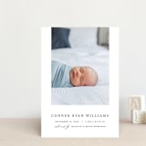 "Dreamer" - Birth Announcements in Onyx by Pixel and Hank - Front