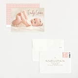"Elegance in the name" - Birth Announcements in Dusty Rose by Lorena Depante - Assembled
