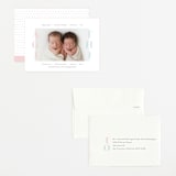 "Cuddle Bugs" - Birth Announcements in Blush by Lauren Chism - Assembled