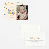 "Hello Sweet baby" - Birth Announcements in Bluebird by Jessica Corliss - Assembled