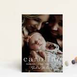 "Classically Stated" - Birth Announcements in Sugar by Sara Hicks Malone - Front