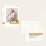 "Magazine Block" - Birth Announcements in Marigold by Maria Hilas-Louie - Assembled