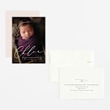 "Just Lovely" - Birth Announcements in Shell by Lea Delaveris - Assembled