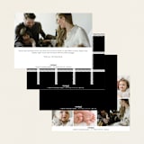 "Frame of Happiness" - Birth Announcements in Sugar by Chris Griffith - Back of Card Options