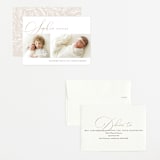 "Classic Twist" - Birth Announcements in Oat by Pixel and Hank - Assembled