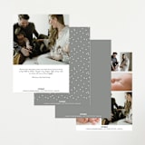"Swing" - Birth Announcements in Snow by Lauren Chism - Back of Card Options