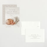 "Our Hearts" - Birth Announcements in Fog by Julia Hall - Assembled