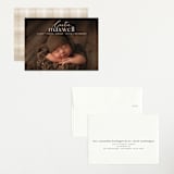 "Contemporary Classic" - Birth Announcements in Jasmine by Erin Deegan - Assembled