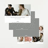 "Swing" - Birth Announcements in Snow by Lauren Chism - Back of Card Options