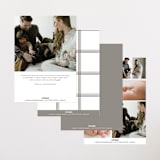 "Menil" - Birth Announcements in Fawn by Megan Davis - Back of Card Options