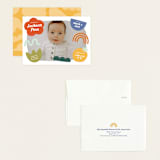 "colorful shapes" - Birth Announcements in Fruitcake by Kercia Jane - Assembled