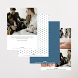 "Bold Nickname" - Birth Announcements in Bluebird by Shirley Lin Schneider - Back of Card Options