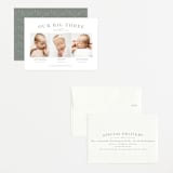 "Our big three" - Birth Announcements in Slate by Lea Delaveris - Assembled