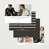 "Nickname Intro" - Birth Announcements in Raven by Olivia Raufman - Back of Card Options