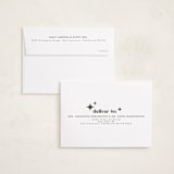 "Big Type" - Birth Announcements in Forest by Kristen Knechtel - FREE Recipient Addressing