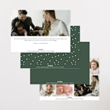 "Meet Cute" - Birth Announcements in Snow by Lauren Chism - Back of Card Options