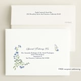 "Floral Forest Friends" - Birth Announcements in Bluebell by Alice Nelen - FREE Recipient Addressing
