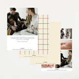 "Framework" - Birth Announcements in Halo by Baumbirdy - Back of Card Options