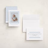 "Ric Rac" - Birth Announcements in Bluebell by Megan Davis - Assembled