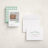 "Jolly Good" - Birth Announcements in Clover by Megan Davis - Assembled
