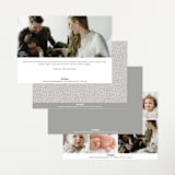 "We Are Family" - Birth Announcements in Cotton by Corinne Malesic - Back of Card Options