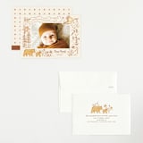 "Baby Bear" - Birth Announcements in Cream by Morgan Ramberg - Assembled