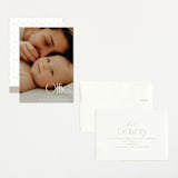 "Ollie" - Birth Announcements in Cotton by Kristie Kern - Assembled