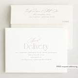 "Ollie" - Birth Announcements in Cotton by Kristie Kern - FREE Recipient Addressing