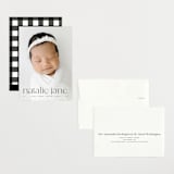 "Announcing Baby" - Birth Announcements in Onyx by Erin Deegan - Assembled