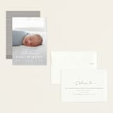 "Typographic Mix" - Birth Announcements in Snow by Michelle Taylor - Assembled
