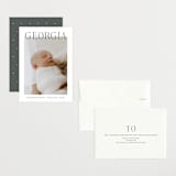 "The Chic Side" - Birth Announcements in Ink by Carolyn MacLaren - Assembled