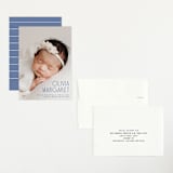 "Sweetly modern" - Birth Announcements in Denim by Lisa Assenmacher - Assembled