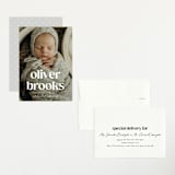 "The simplest" - Birth Announcements in Salt by Lea Delaveris - Assembled