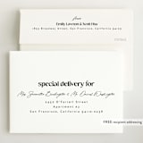 "The simplest" - Birth Announcements in Salt by Lea Delaveris - FREE Recipient Addressing