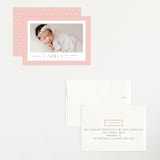 "Sweet scallop" - Birth Announcements in Rose by Robert and Stella - Assembled