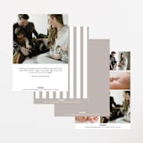 "snug" - Birth Announcements in Powder by Sara Hicks Malone - Back of Card Options