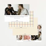 "Framework" - Birth Announcements in Halo by Baumbirdy - Back of Card Options