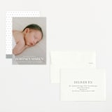 "Baby Classic" - Birth Announcements in Cloud by Carolyn MacLaren - Assembled
