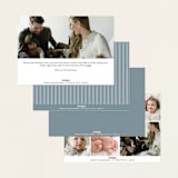 "Signature-esque" - Birth Announcements in Milk by Lauren Chism - Back of Card Options