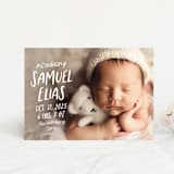 "All write" - Birth Announcements in Cloud by Lea Delaveris - Front