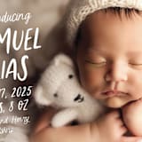 "All write" - Birth Announcements in Cloud by Lea Delaveris - Detail