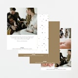 "Over the Moon" - Birth Announcements in Fawn by AK Graphics - Back of Card Options