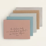 "Bergen" - Birth Announcements in Fog by Megan Davis - Colored Envelopes Available
