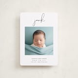 "Just Me" - Birth Announcements in Midnight by Lehan Veenker - Front