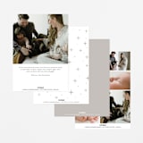 "raclette" - Birth Announcements in Marshmallow by chocomocacino - Back of Card Options