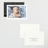 "Basic" - Birth Announcements in Onyx by Lauren Chism - Assembled