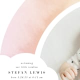 "Pretty Rainbow" - Birth Announcements in Rainbow by Lori Wemple - Detail