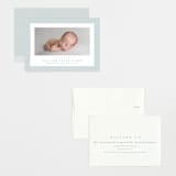 "Linen frame" - Birth Announcements in Powder by Lea Delaveris - Assembled